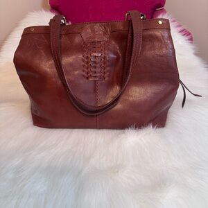 Born Handbag Espresso Leather.